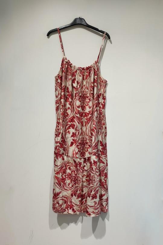 Midi dresses Women Red POMELO PARIS CN A87 Efashion Paris