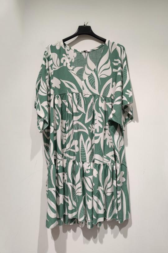 Robes courtes Femme Céladon POMELO PARIS ELMO ROBE COURTE PRINTEMPS - PE25 Efashion Paris