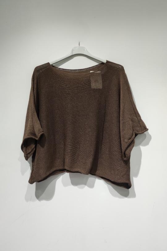Jumpers Women Brown POMELO PARIS SYA PULL EVASÉ - PE25 Efashion Paris