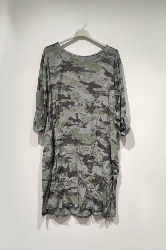 Robes courtes Femme Bleu jean POMELO PARIS ROBE MILITAIRE - PE25 Efashion Paris