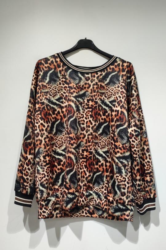 Pulls Femme Multicolore POMELO PARIS PULL LÉO VERT - AH26  Efashion Paris