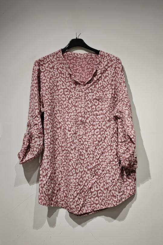 Camicette Donna Old pink POMELO PARIS LISA BLOUSE LEO 26 Efashion Paris