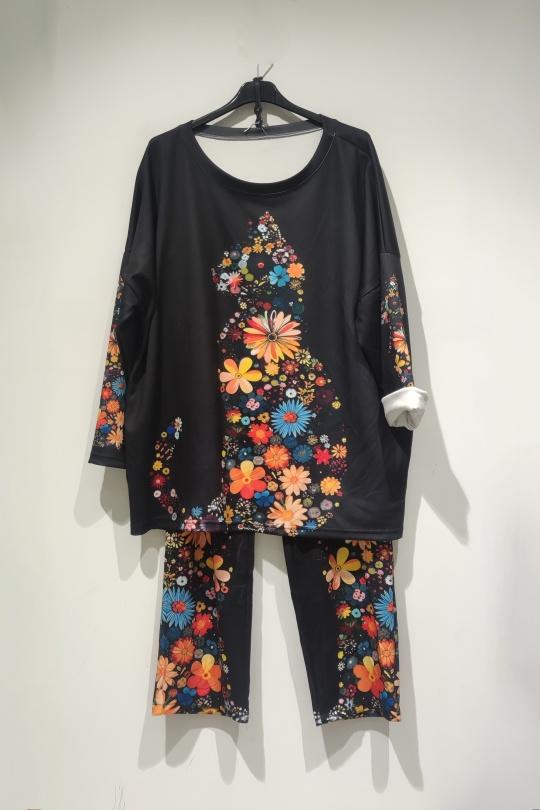 Sets Women Multicolor POMELO PARIS CAT AH26 ENSEMBLE 1 - GT Efashion Paris