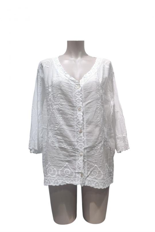 Blouses Femme Blanc POMELO PARIS YS 002 PE26 - PACK 3 PCS Efashion Paris