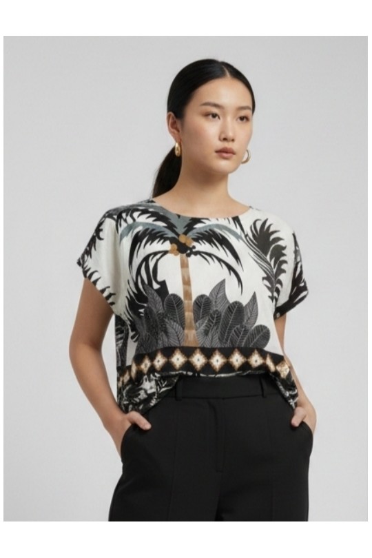 Tops Femme Beige POMELO PARIS PAB512 Efashion Paris