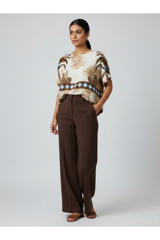 Tops Women Beige POMELO PARIS PAB512 Efashion Paris