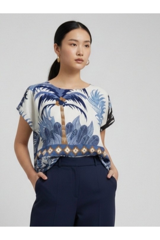 Tops Femme Beige POMELO PARIS PAB512 Efashion Paris