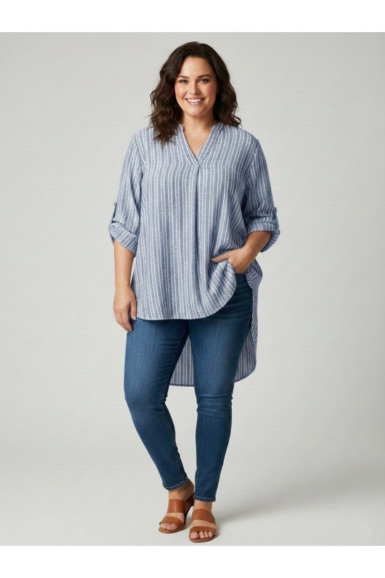 Tunics Women Sky blue POMELO PARIS PO2093 Efashion Paris