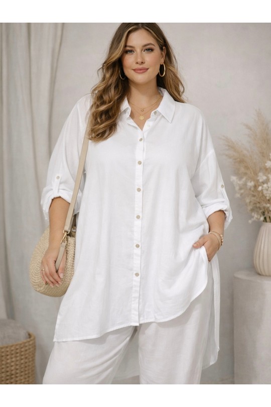 Chemises & blouses Femme Blanc POMELO PARIS chemise Capri GT Efashion Paris