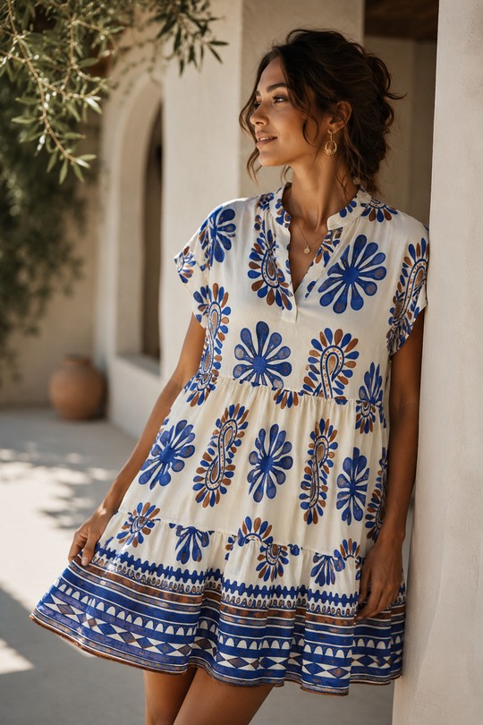Robes courtes Femme Bleu POMELO PARIS POMELO 1826 Efashion Paris