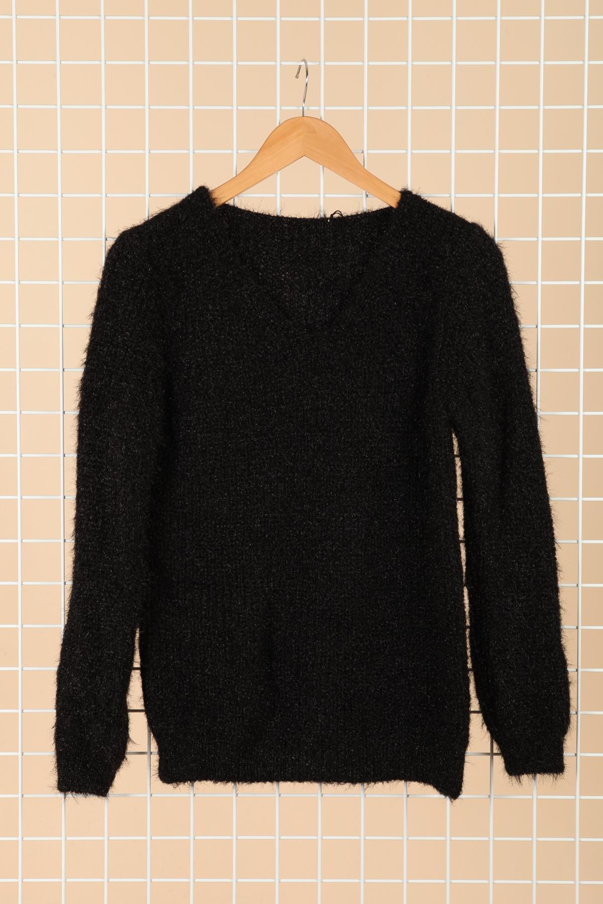 Jumpers Women Black POMELO PARIS CANDY V #c Efashion Paris