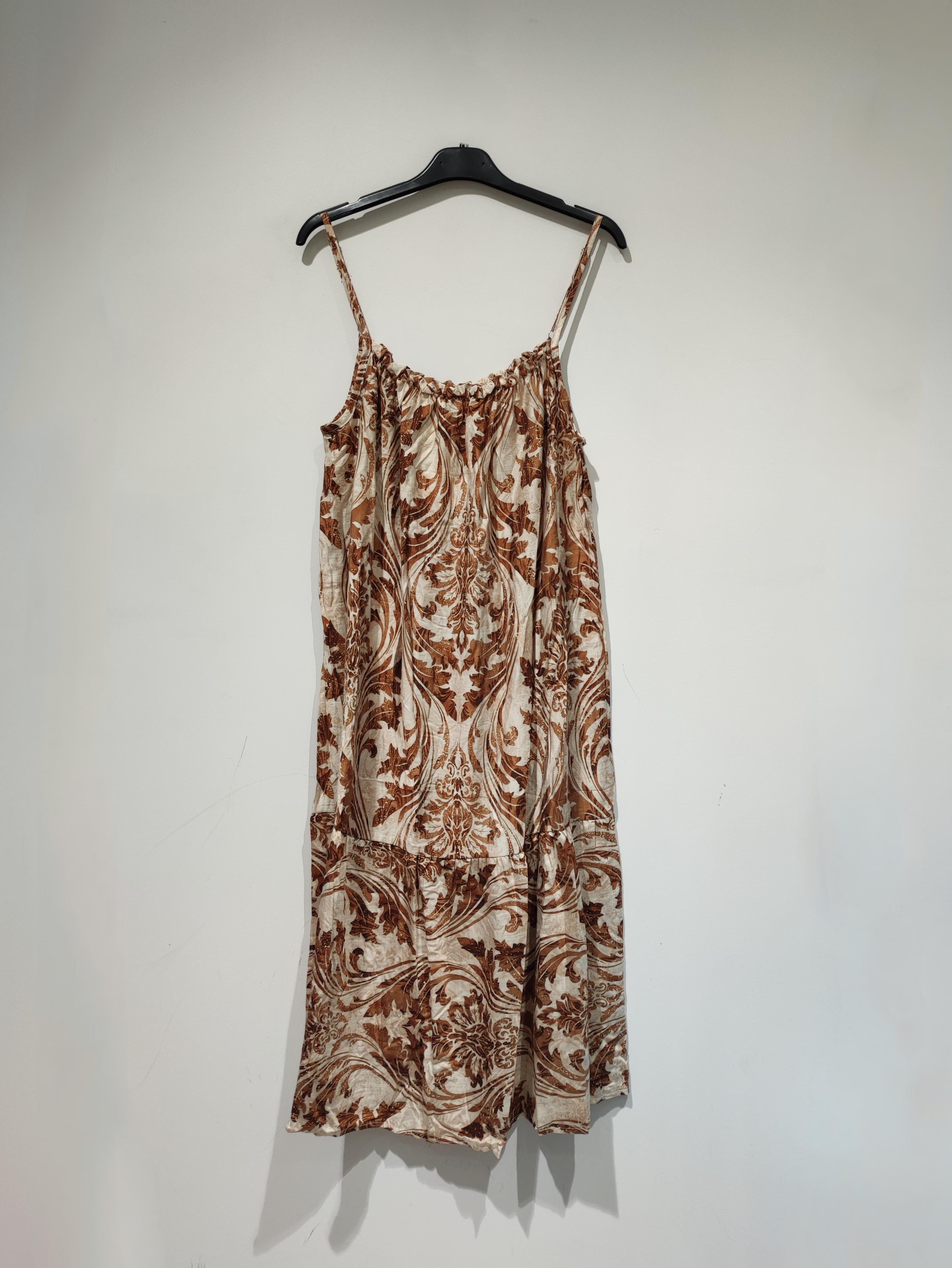 Robes mi-longues Femme Brun POMELO PARIS CN A87 #c Efashion Paris