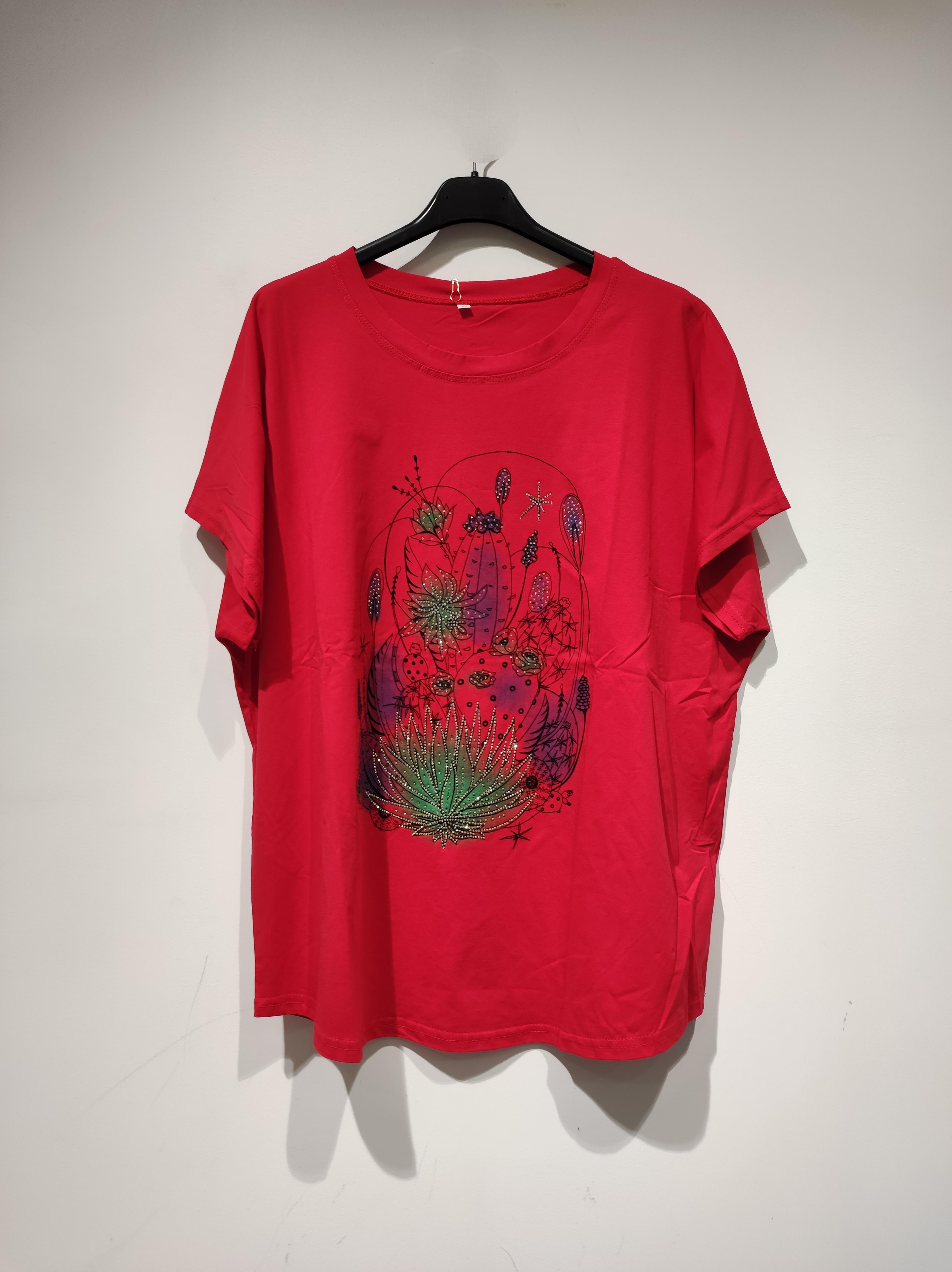 Camisetas Mujer Red POMELO PARIS GO POMELO GT T-SHIRT NENUPHAR #c Efashion Paris