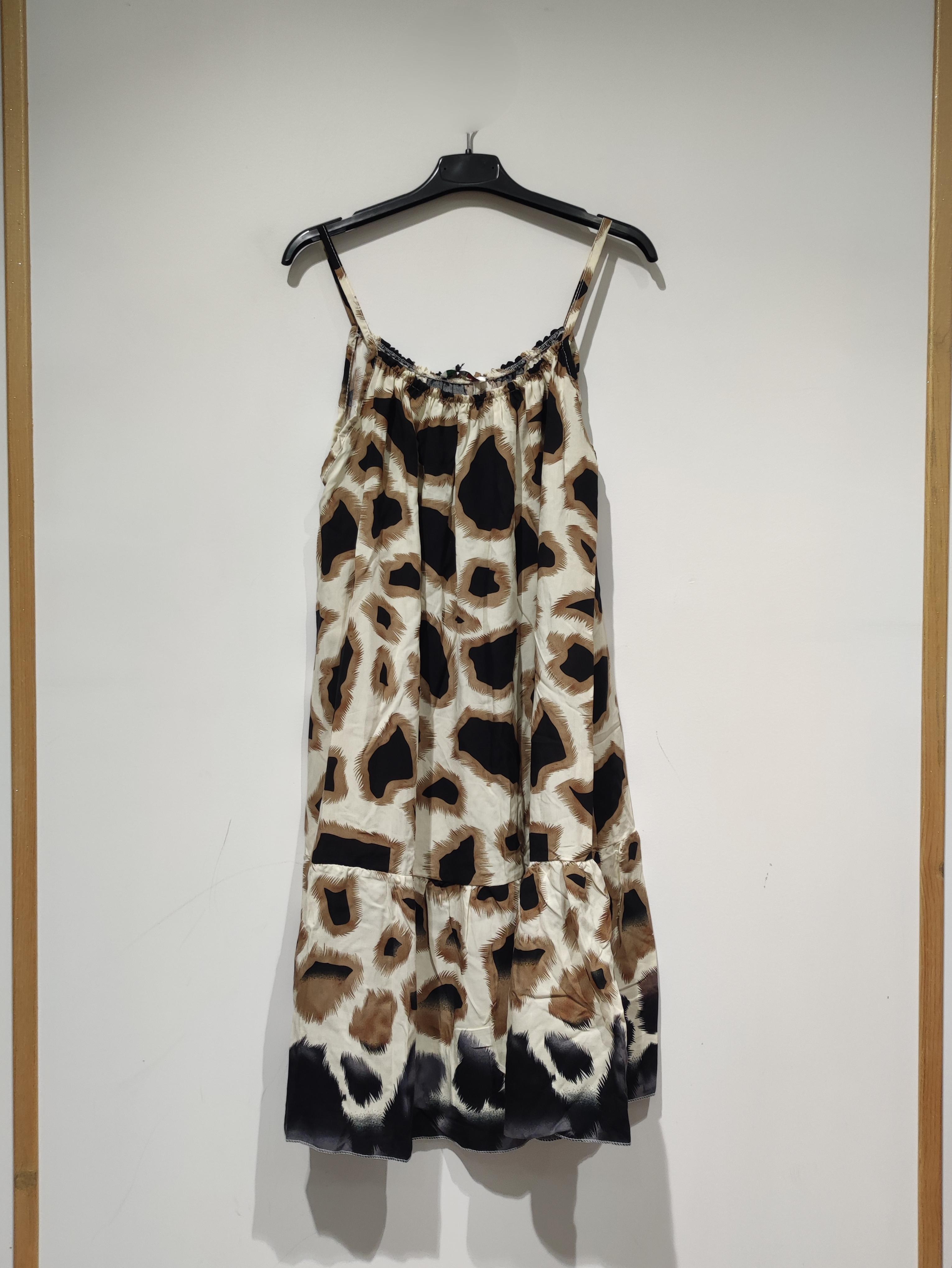 Robes courtes Femme Noir POMELO PARIS RITA ROBE GIRAFE - PE25 #c Efashion Paris