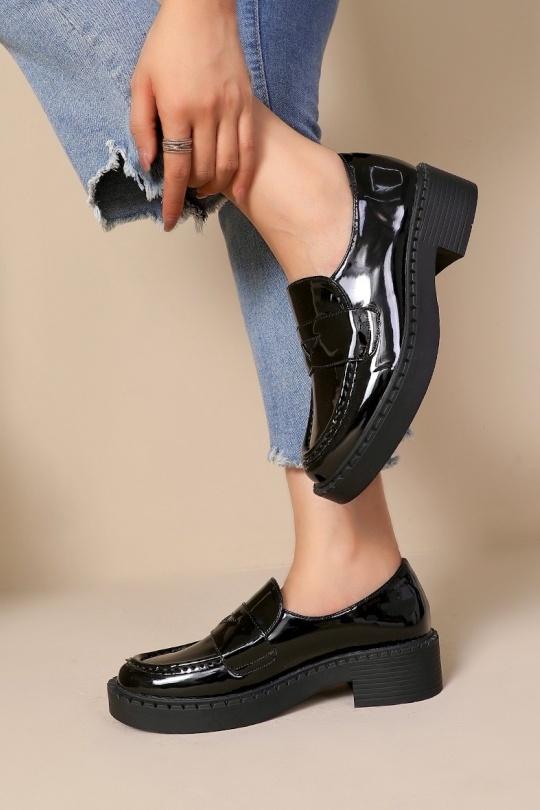 Mocassini Scarpe Black WS Shoes MO-3 Efashion Paris
