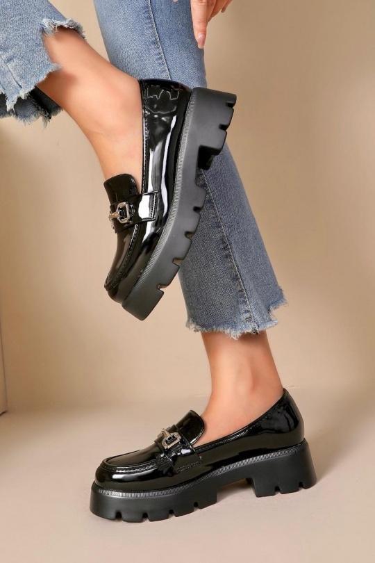 Mocassini Scarpe Black WS Shoes MO-2 Efashion Paris