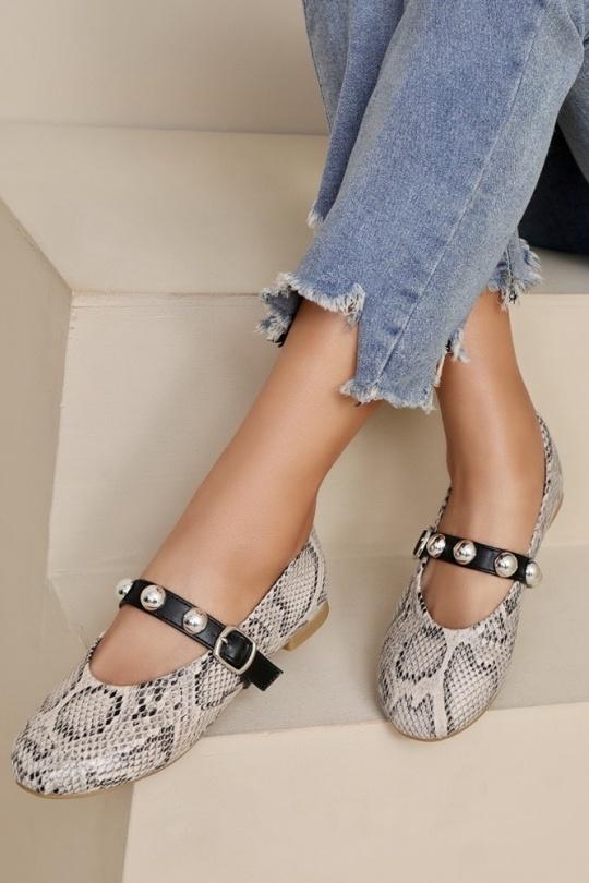 Ballerine Scarpe Python WS Shoes CQ-675 Efashion Paris