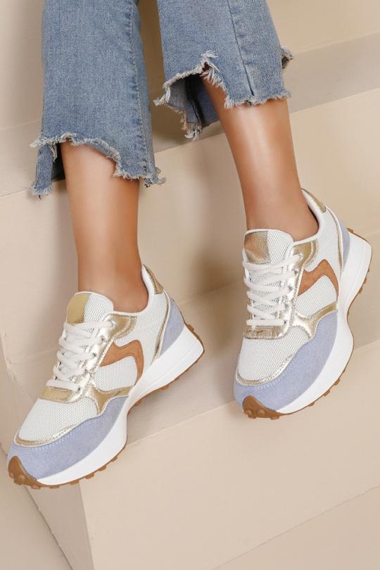 Sneakers Scarpe Blue WS Shoes N-2118 Efashion Paris