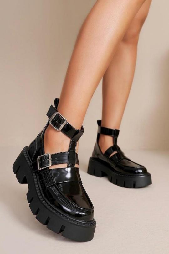 Ankle boots Shoes Black WS Shoes VS-30 Efashion Paris