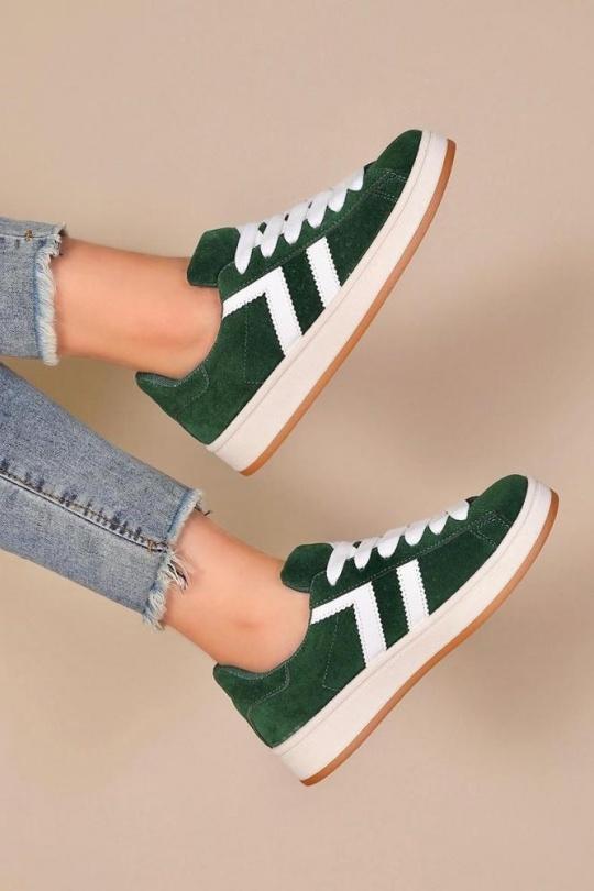 Baskets Chaussures Vert WS Shoes (Joia) BM-1101 Efashion Paris
