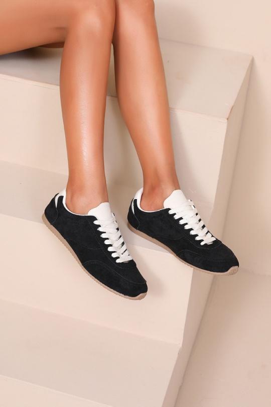 Baskets Chaussures Noir WS Shoes (Joia) C-168 Efashion Paris