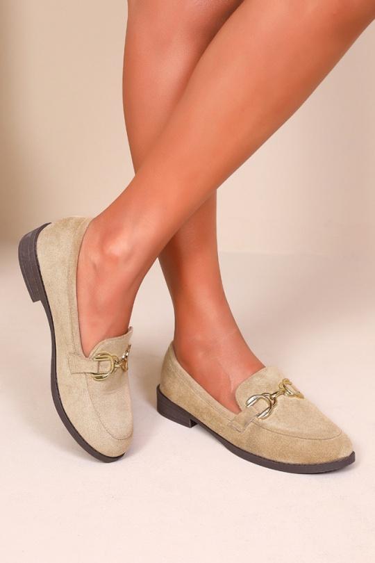 Mocasines Zapatos Taupe WS Shoes H8-1027M Efashion Paris