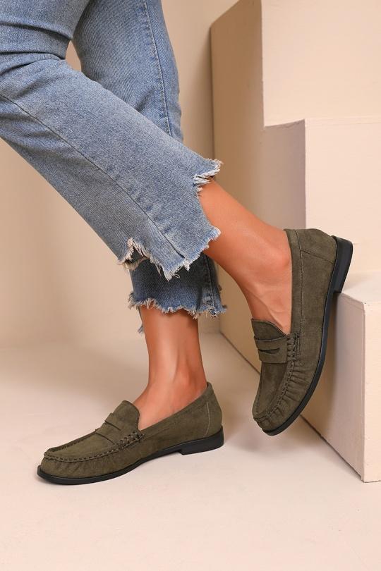 Mocassins Chaussures Kaki WS Shoes H8-962M Efashion Paris