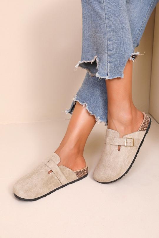 Sandales Chaussures Taupe WS Shoes W-127 Efashion Paris