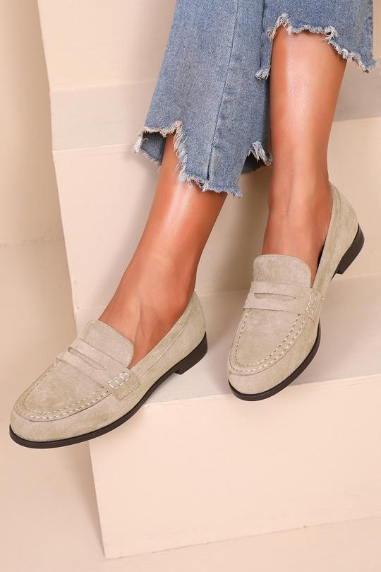 Mocassins Chaussures Taupe WS Shoes H8-1051 Efashion Paris