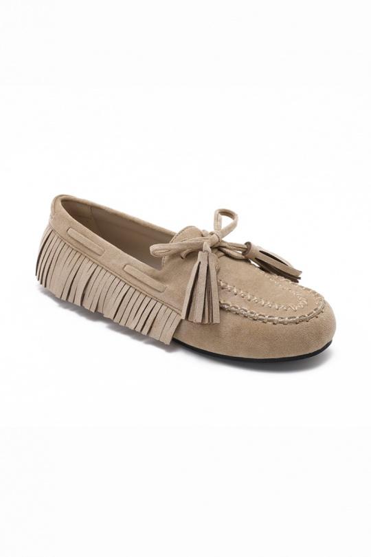 Mocassins Chaussures Taupe WS Shoes (Joia) H8-981 Efashion Paris