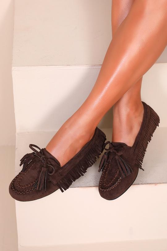 Mocassins Chaussures Taupe WS Shoes (Joia) H8-981 Efashion Paris