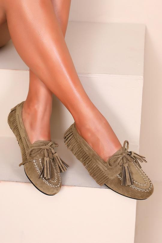 Mocassins Chaussures Taupe WS Shoes (Joia) H8-981 Efashion Paris