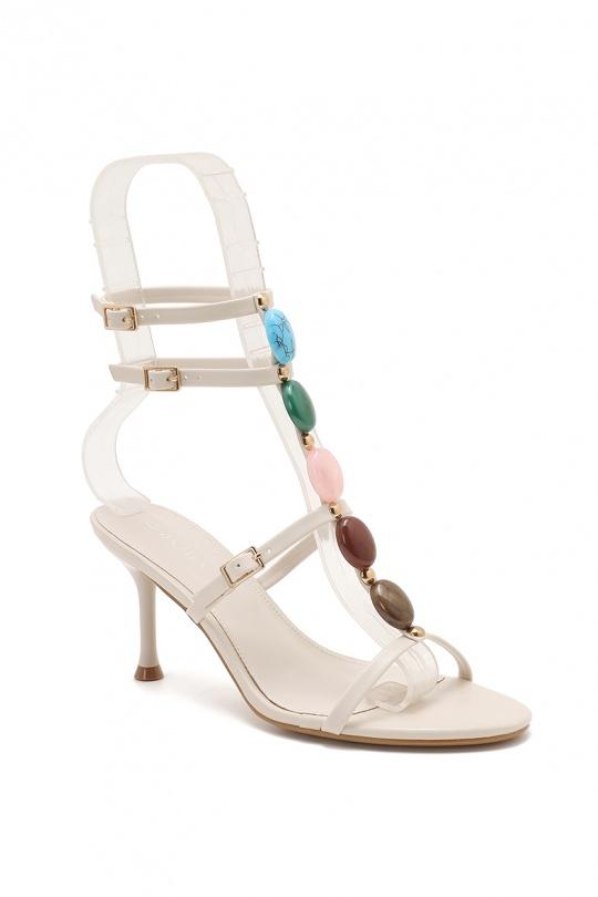 Sandales Chaussures Blanc WS Shoes (Joia) H8-1152H Efashion Paris