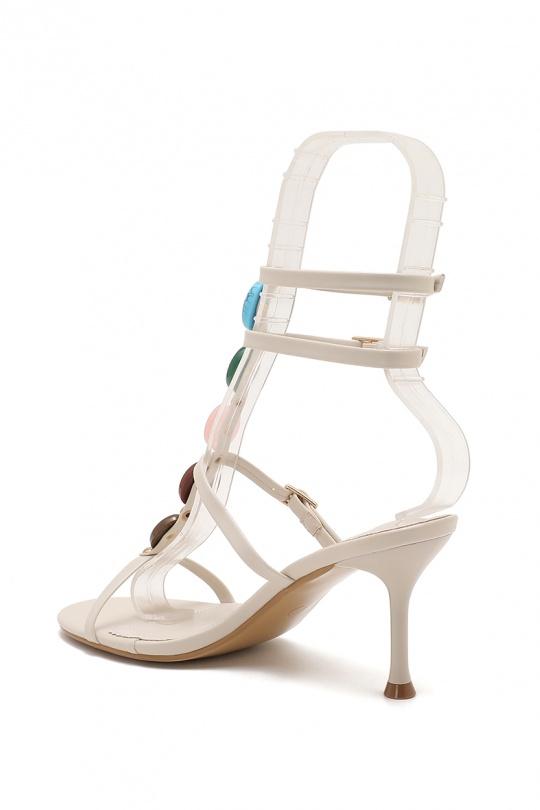 Sandales Chaussures Blanc WS Shoes (Joia) H8-1152H Efashion Paris