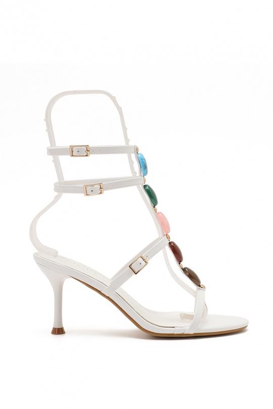 Sandales Chaussures Blanc WS Shoes (Joia) H8-1152H Efashion Paris