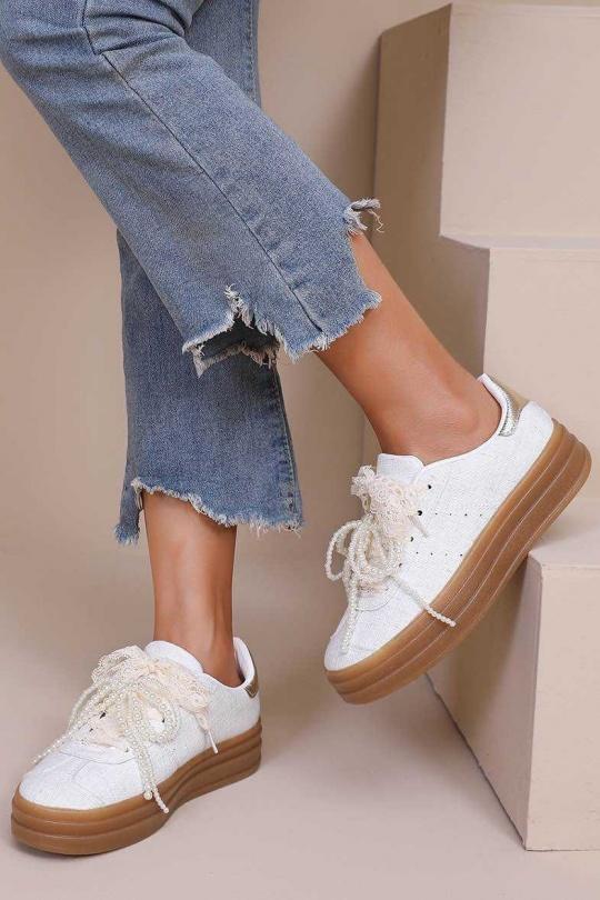 Baskets Chaussures Taupe WS Shoes (Joia) BH-2206 Efashion Paris