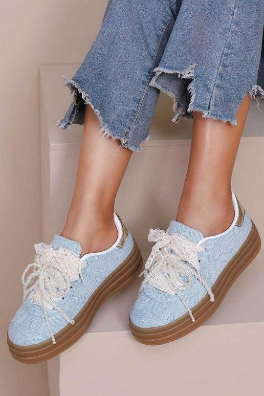 Baskets Chaussures Taupe WS Shoes (Joia) BH-2206 Efashion Paris