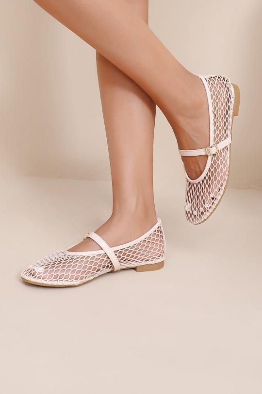 Ballerines Chaussures Jaune clair WS Shoes (Joia) CQ-677 Efashion Paris