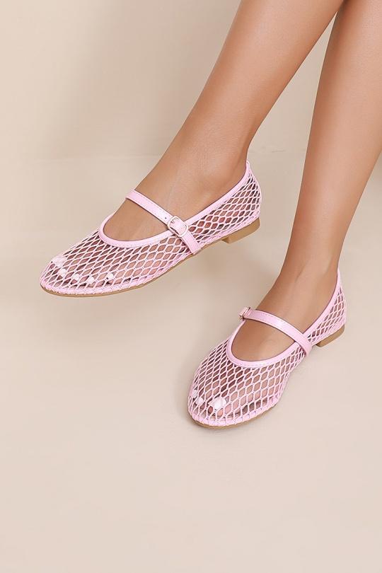 Ballerines Chaussures Jaune clair WS Shoes (Joia) CQ-677 Efashion Paris