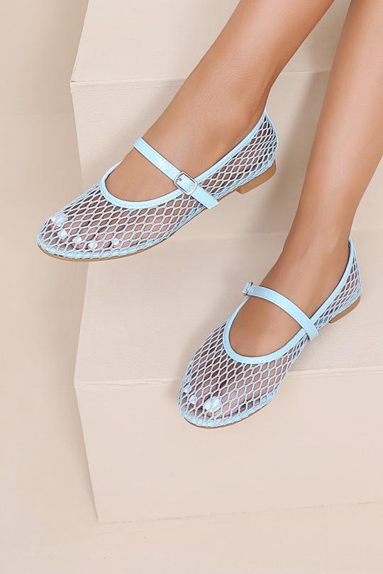 Ballerines Chaussures Bleu clair WS Shoes (Joia) CQ-677 Efashion Paris