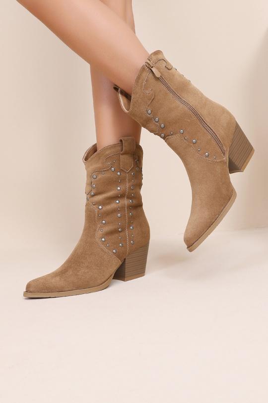 Bottines Chaussures Camel WS Shoes (Joia) WZ-129 Efashion Paris