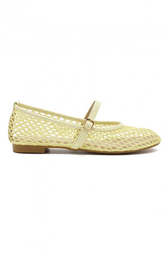Ballerines Chaussures Jaune clair WS Shoes (Joia) CQ-677 Efashion Paris
