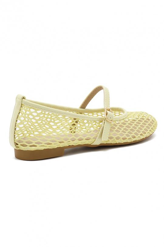 Ballerines Chaussures Jaune clair WS Shoes (Joia) CQ-677 Efashion Paris