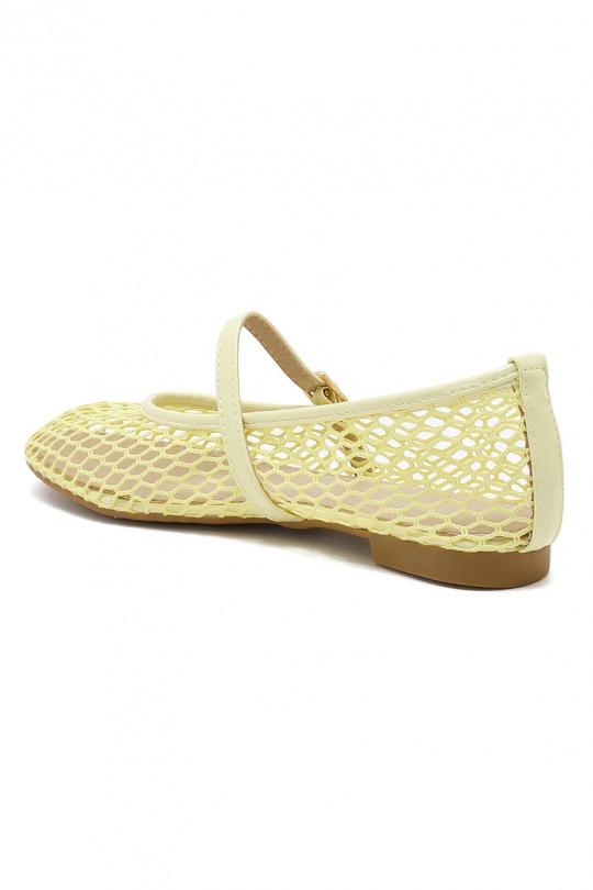 Ballerines Chaussures Jaune clair WS Shoes (Joia) CQ-677 Efashion Paris