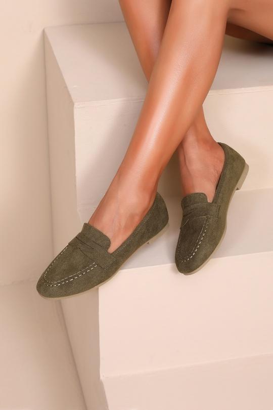 Mocassins Chaussures Taupe WS Shoes (Joia) H8-565 Efashion Paris