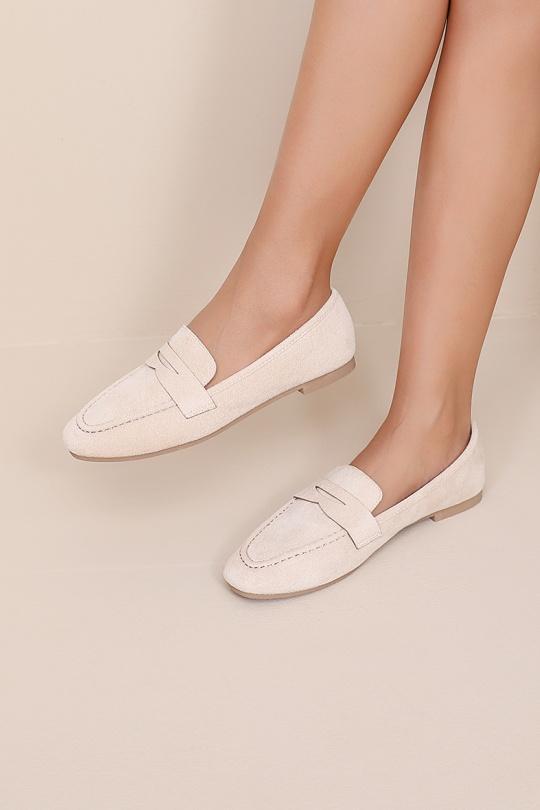 Mocassins Chaussures Taupe WS Shoes (Joia) H8-565 Efashion Paris