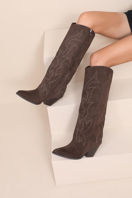 Bottes Chaussures Noir WS Shoes (Joia) WZ-131 Efashion Paris