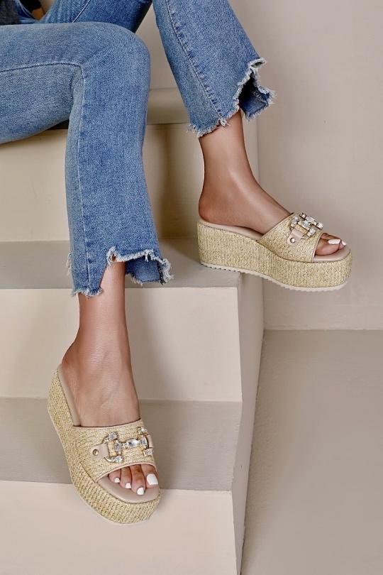 Compensées Chaussures Camel WS Shoes (Joia) JN-90 Efashion Paris