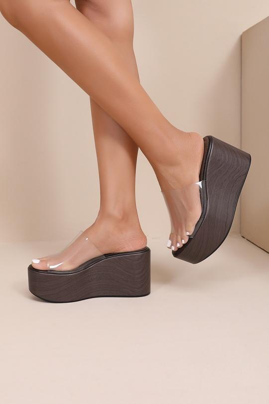 Compensées Chaussures Beige WS Shoes (Joia) H8-1103M Efashion Paris