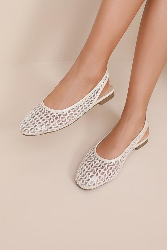 Ballerines Chaussures Beige WS Shoes (Joia) H8-1252X Efashion Paris